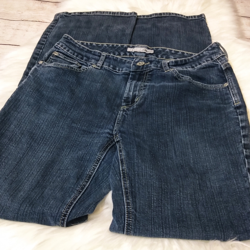 CHICO'S platinum jeans bootcut